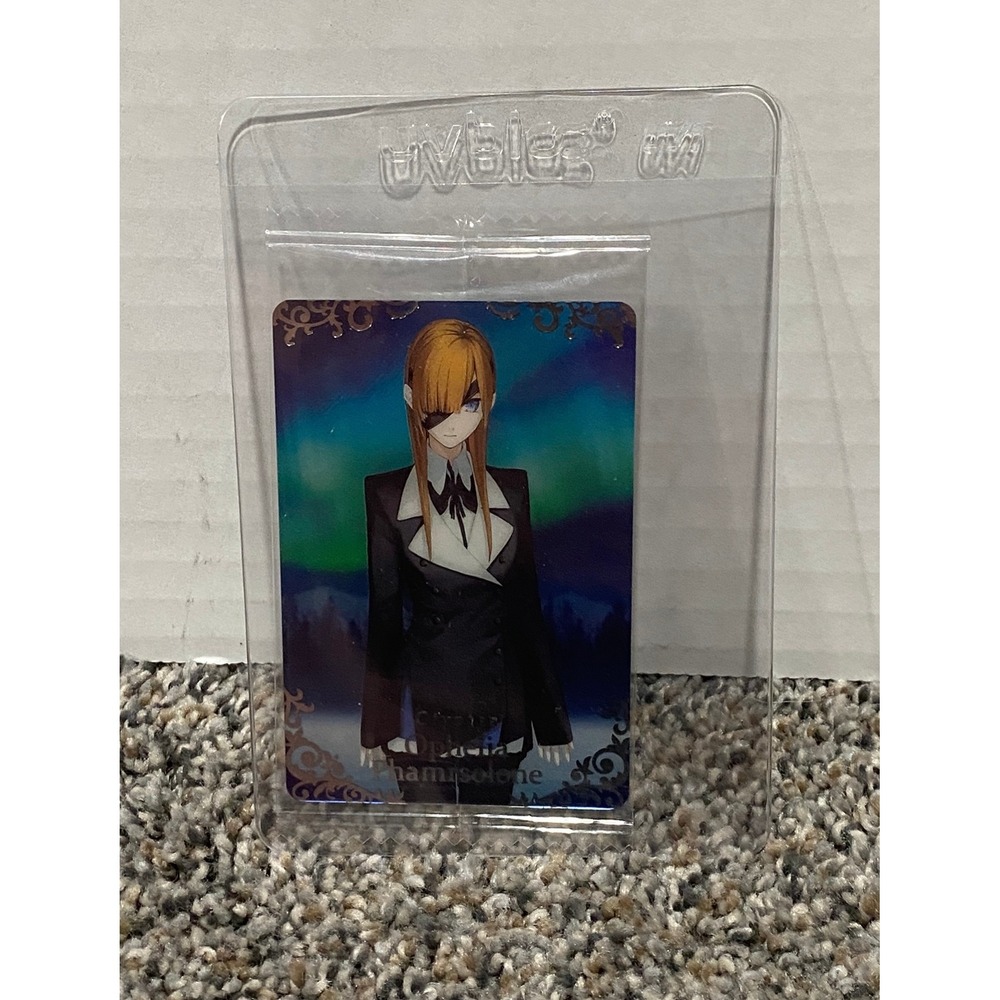 Bandai Fate Grand Order FGO Ophelia Phamrsolone Wafer Card Lostbelt 2 Foil